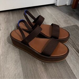 Rothy’s Lightweight Platform Wedge sandals